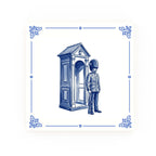 Beefeater Delft blue decorative ceramic tile – Classic corner style