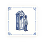 Beefeater Delft blue decorative ceramic tile – Classic corner style