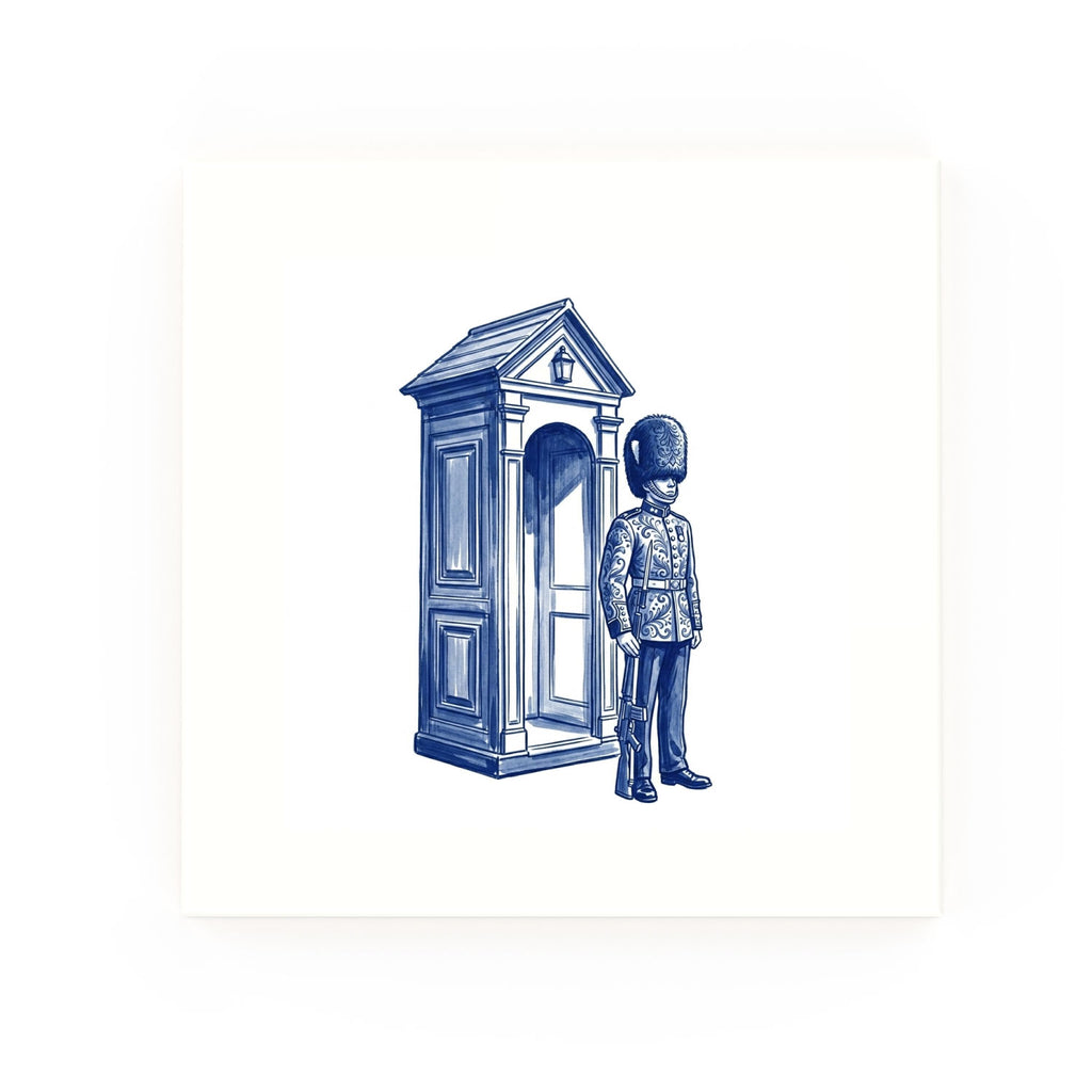 Beefeater Delft blue decorative ceramic tile – no corner style