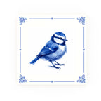 Blue Tit | Decorative British Ceramic Delft Blue Tile