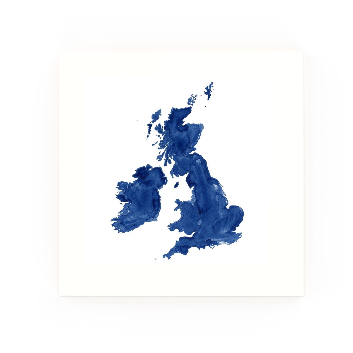 Delft blue ceramic tile no border – British Isles design