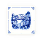 Carnaby Street Delft blue decorative ceramic tile – Classic corner style
