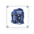Cavern Club decorative Delft blue ceramic tile – Classic corners
