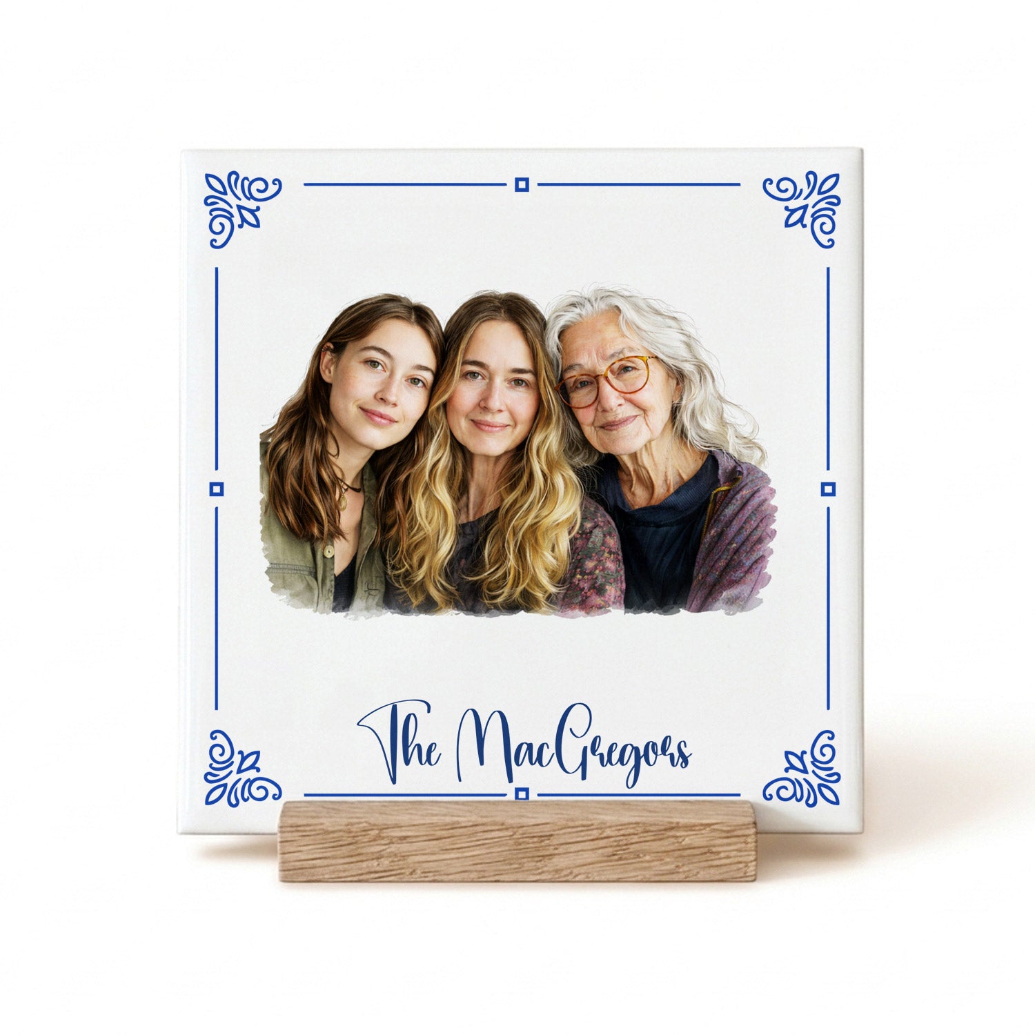 Custom Printed Tile (Watercolours)