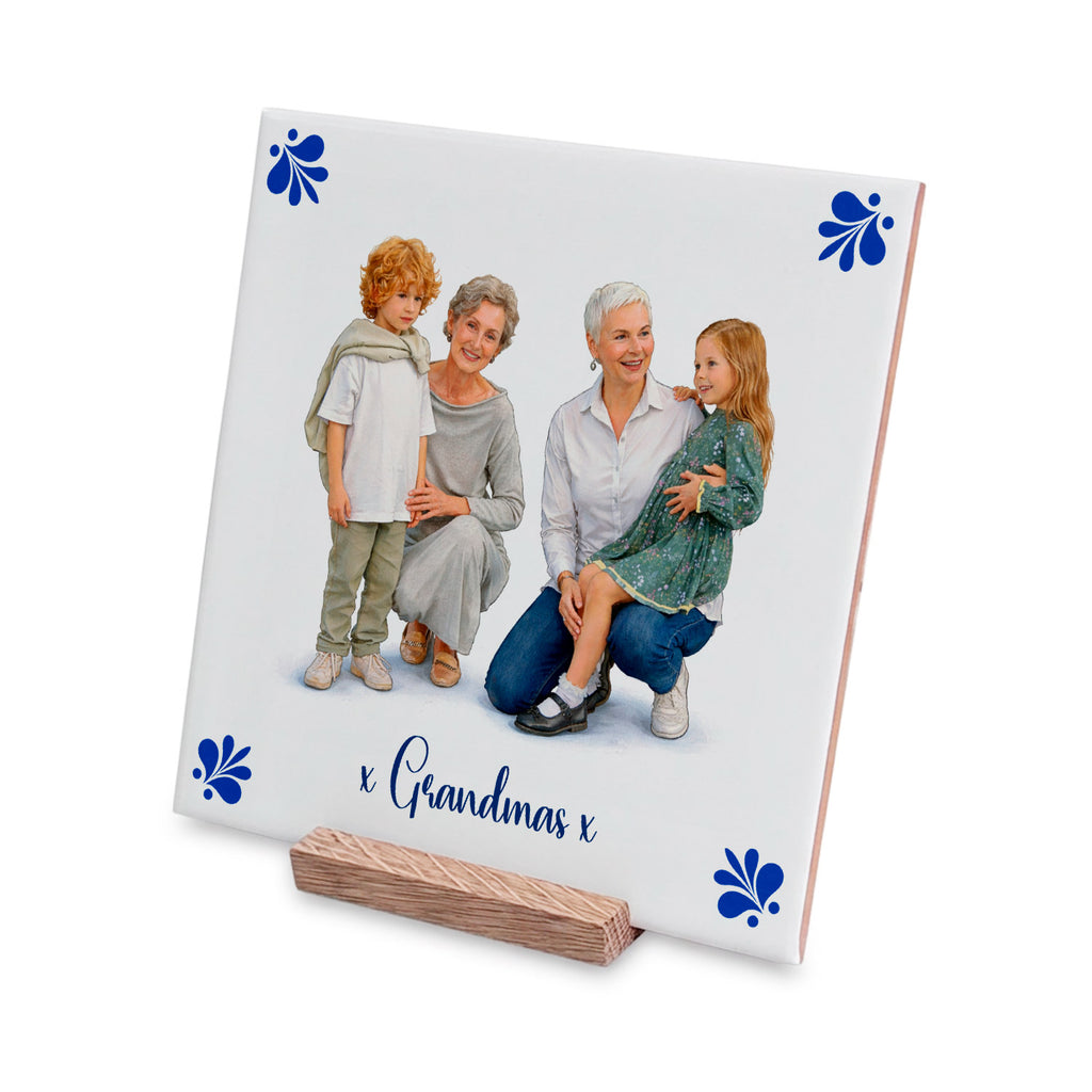 Custom Printed Tile (Watercolours)