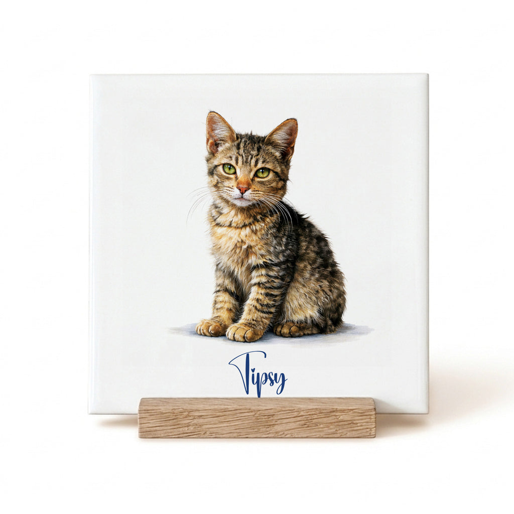 Custom Printed Tile (Watercolours)