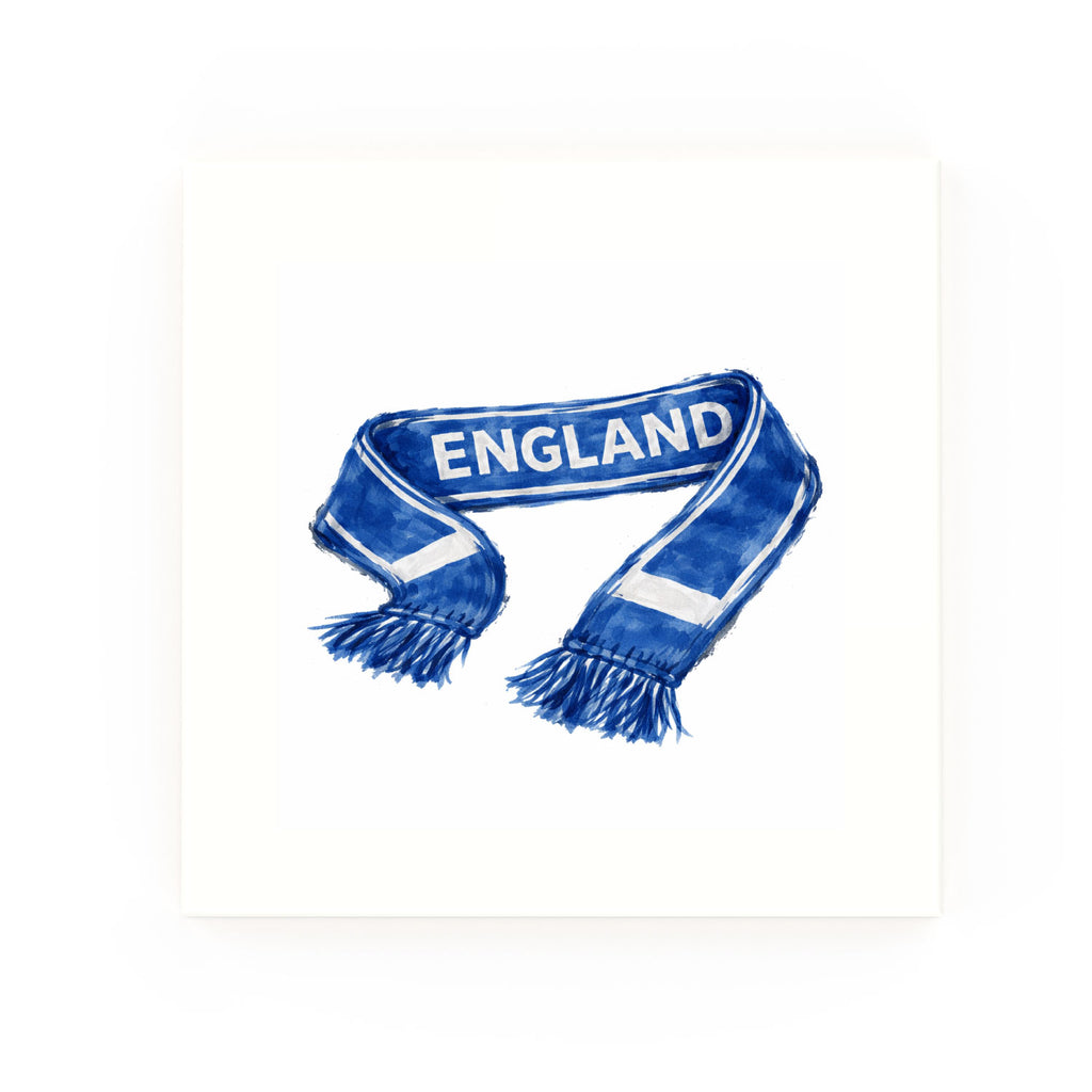 England Scarf Delft blue decorative ceramic tile – no corner style