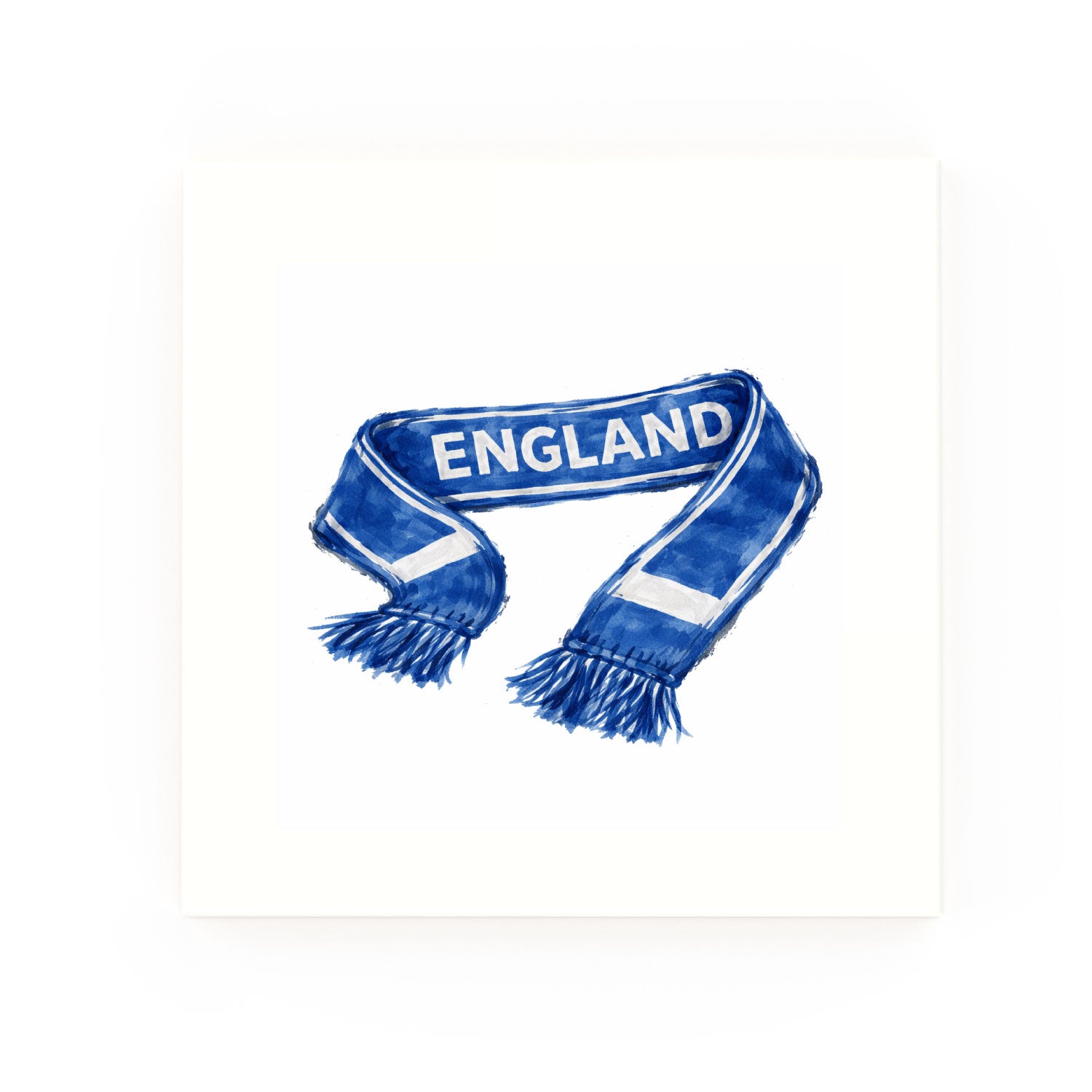 England Scarf Delft blue decorative ceramic tile – no corner style