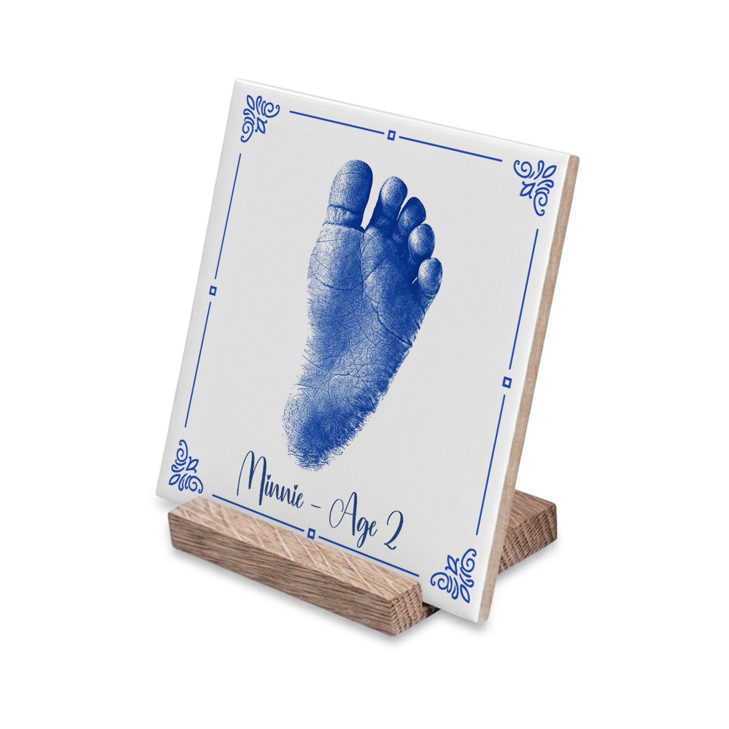 Footprint | Delft Blue Ceramic Tile