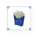 Fries Delft blue decorative ceramic tile – Classic corner style