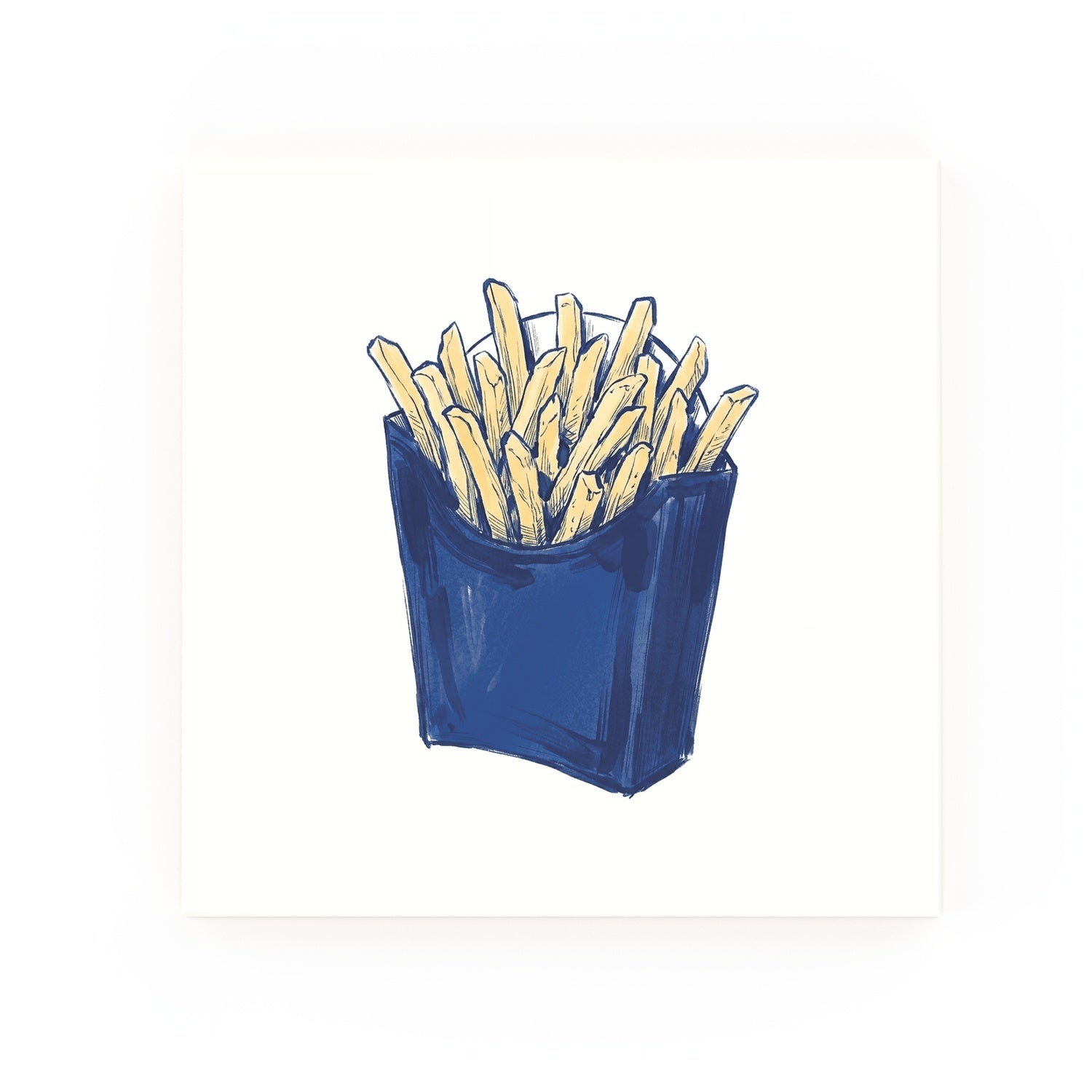 Fries Delft blue decorative ceramic tile – no corner style