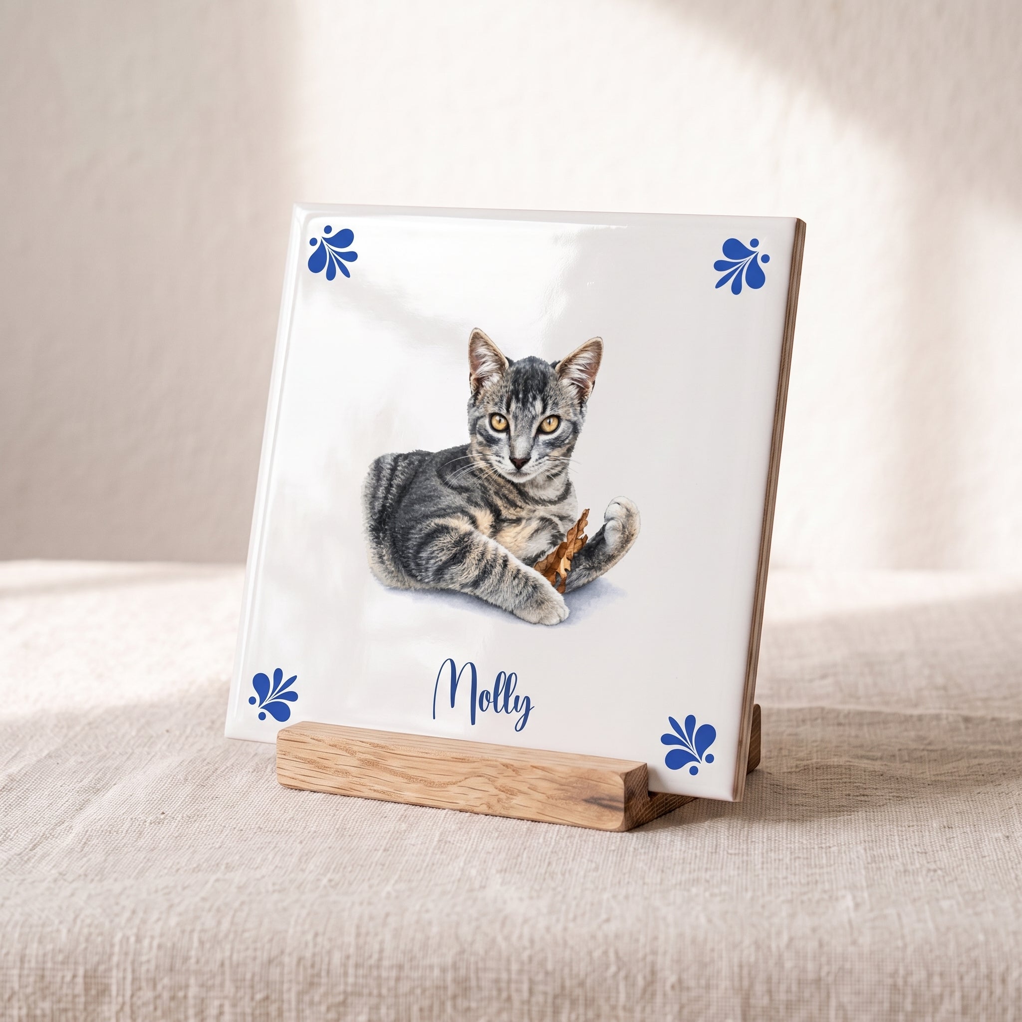 Custom Pet Portrait Tile Secondary image