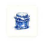 Honey Pot Delft blue decorative ceramic tile – no corner style