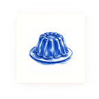 Jelly Delft blue decorative ceramic tile – no corner style