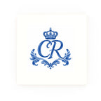 Delft blue ceramic tile no border – Kings Insignia design