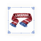 Liverpool Scarf | Delft Blue Ceramic Tile