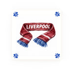 Liverpool Scarf | Delft Blue Ceramic Tile