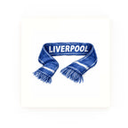 Liverpool Scarf Delft blue decorative ceramic tile – no corner style
