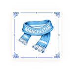 Manchester Blue Scarf Delft blue decorative ceramic tile – Classic corner style