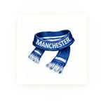 Manchester Scarf Delft blue decorative ceramic tile – no corner style