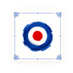 Mods Delft blue decorative ceramic tile – classic corners