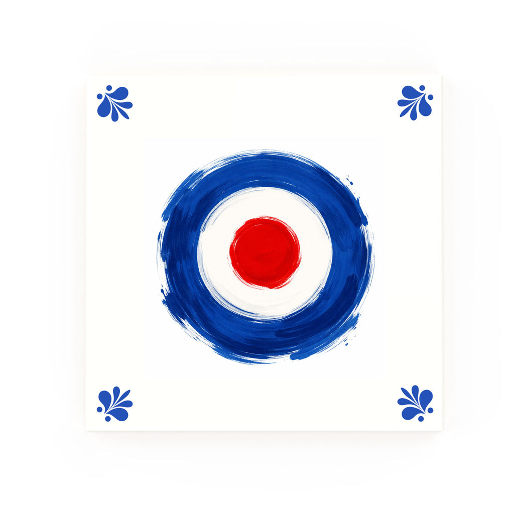Mods Delft blue tile – modern rounded corners