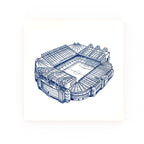 Old Trafford Delft blue decorative ceramic tile – no corner style