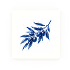 Olive Branch Delft blue decorative ceramic tile – no corner style