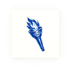 Olympic Torch Delft blue decorative ceramic tile – no corner style