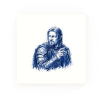 One Does Not Simply... Delft blue decorative ceramic tile – no corner style