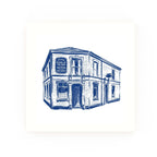 Peveril Delft blue decorative ceramic tile – no corner style