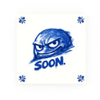 SOON Delft blue decorative ceramic tile – Modern corner style