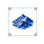 Snowdon Delft blue decorative ceramic tile – classic corners