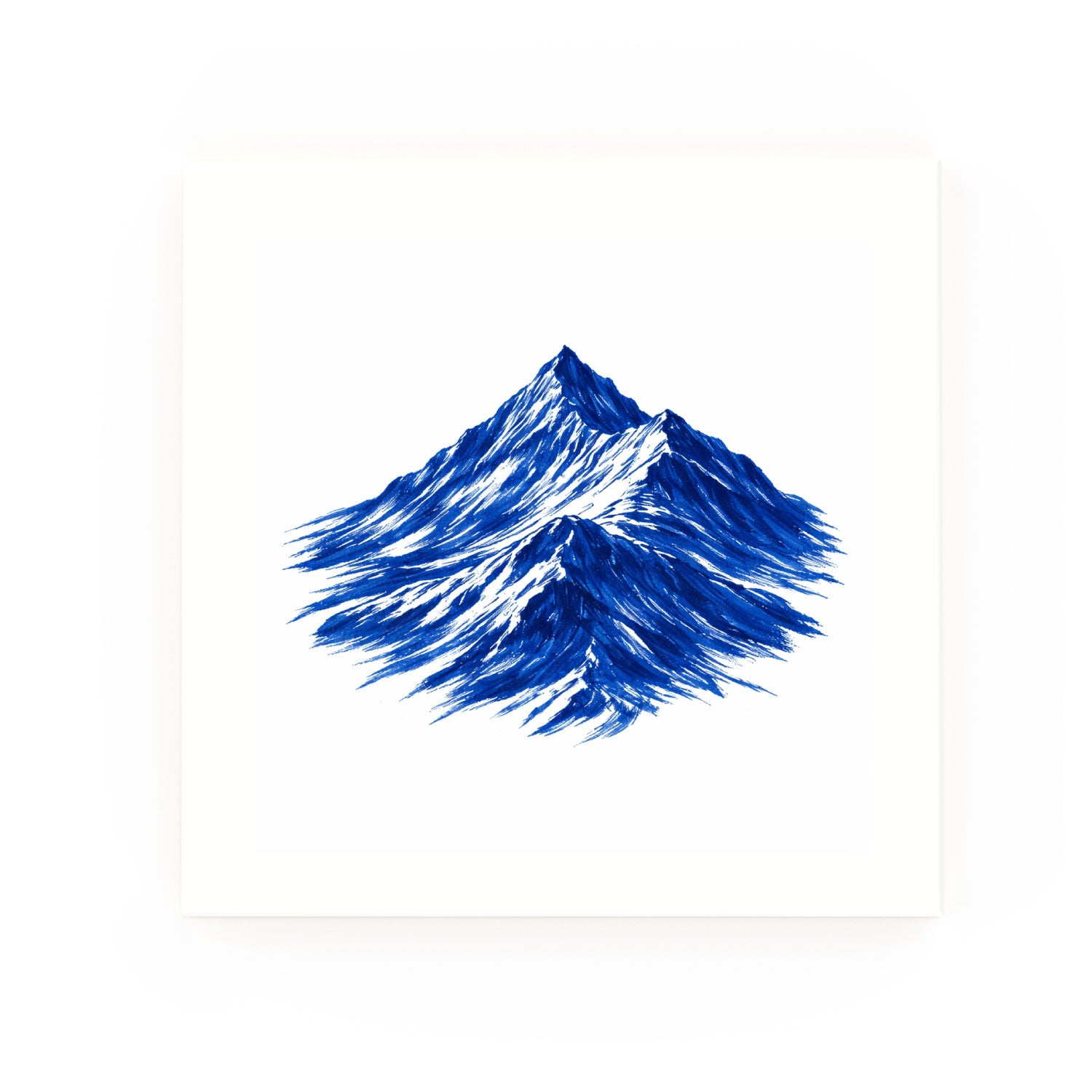 Delft blue ceramic tile no border – Snowdon design