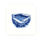 St James Park Delft blue decorative ceramic tile – no corner style
