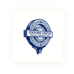 Tube Sign Delft blue decorative ceramic tile – no corner style