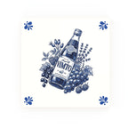 Vimto Delft blue decorative ceramic tile – Modern corner style