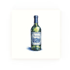 Delft blue ceramic tile no border – White Wine design