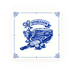 Wimbledon Delft blue decorative ceramic tile – Classic corner style