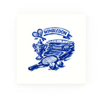 Wimbledon Delft blue decorative ceramic tile – no corner style